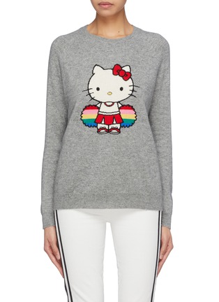 Main View - Click To Enlarge - CHINTI & PARKER - x Hello Kitty® graphic intarsia cashmere-wool sweater