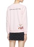 Back View - Click To Enlarge - CHINTI & PARKER - x Hello Kitty® graphic print slogan embroidered sweatshirt