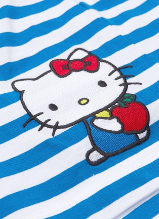  - CHINTI & PARKER - x Hello Kitty® graphic appliqué stripe T-shirt