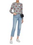 Figure View - Click To Enlarge - CHINTI & PARKER - x Hello Kitty® apple graphic intarsia cashmere-wool sweater