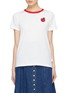 Main View - Click To Enlarge - CHINTI & PARKER - x Hello Kitty® contrast collar graphic appliqué T-shirt