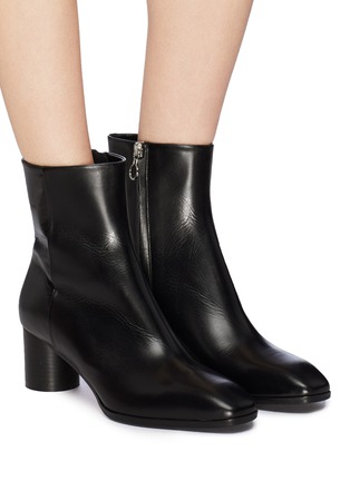 Figure View - Click To Enlarge - AEYDE - 'Emily' cylindrical heel leather ankle boots
