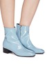 Figure View - Click To Enlarge - AEYDE - 'Naomi' patent leather ankle boots