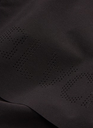  - BLACKBARRETT - Perforated logo track shorts