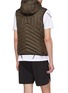 Back View - Click To Enlarge - BLACKBARRETT - Hooded down puffer vest