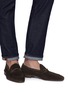 Figure View - Click To Enlarge - HENDERSON - Horsebeit suede loafers