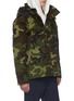 Detail View - Click To Enlarge - CANADA GOOSE - 'Wyndham' coyote fur camouflage print down puffer parka 