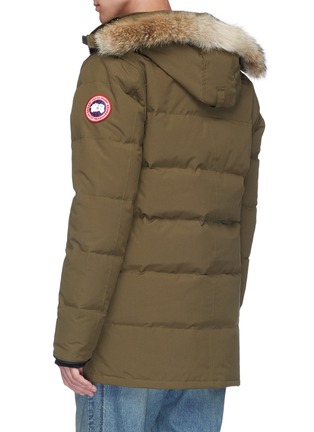 Back View - Click To Enlarge - CANADA GOOSE - 'Carson' coyote fur hooded down puffer parka