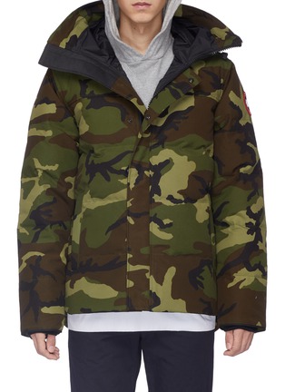 Main View - Click To Enlarge - CANADA GOOSE - 'MacMillan' camouflage print down puffer parka