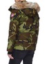 Back View - Click To Enlarge - CANADA GOOSE - 'Wyndham' coyote fur camouflage print down puffer parka