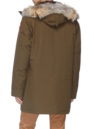 Back View - Click To Enlarge - CANADA GOOSE - 'Langford' coyote fur hooded down parka