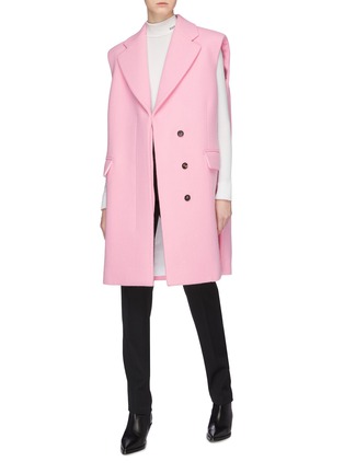 Figure View - Click To Enlarge - CALVIN KLEIN 205W39NYC - Notched lapel oversized virgin wool gilet