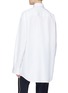 Back View - Click To Enlarge - CALVIN KLEIN 205W39NYC - Portrait embroidered oversized shirt