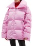 Main View - Click To Enlarge - CALVIN KLEIN 205W39NYC - Zip outseam oversized down puffer jacket