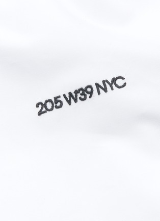  - CALVIN KLEIN 205W39NYC - Logo embroidered puff sleeve shirt