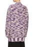 Back View - Click To Enlarge - CALVIN KLEIN 205W39NYC - Marled wool knit cardigan