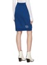 Back View - Click To Enlarge - CALVIN KLEIN 205W39NYC - x Yale University logo print skirt