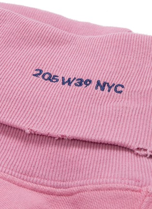 - CALVIN KLEIN 205W39NYC - Logo embroidered oversized turtleneck sweatshirt