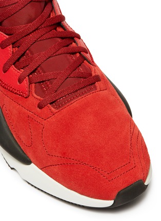 Detail View - Click To Enlarge - Y-3 - 'Kaiwa' neoprene counter suede sneakers
