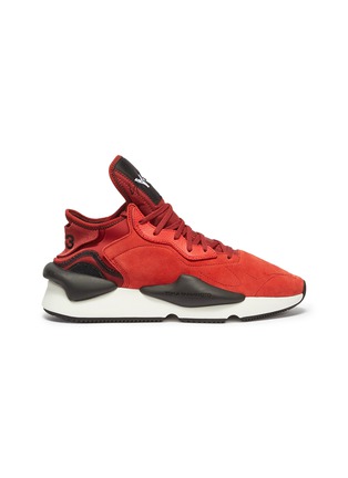 Main View - Click To Enlarge - Y-3 - 'Kaiwa' neoprene counter suede sneakers