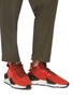 Figure View - Click To Enlarge - Y-3 - 'Kaiwa' neoprene counter suede sneakers