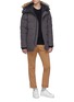 Figure View - Click To Enlarge - CANADA GOOSE - 'Paterson' ribbed sleeve Merino wool sweater