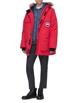 Figure View - Click To Enlarge - CANADA GOOSE - 'Paterson' ribbed sleeve Merino wool sweater