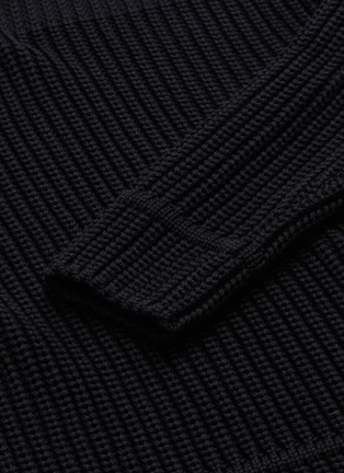 Detail View - Click To Enlarge - CANADA GOOSE - 'Galloway' Merino wool rib knit sweater