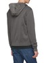Back View - Click To Enlarge - CANADA GOOSE - 'WindBridge' nylon panel Merino wool knit zip hoodie