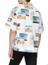 Back View - Click To Enlarge - CALVIN KLEIN 205W39NYC - Photographic print roll cuff short sleeve shirt