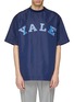 Main View - Click To Enlarge - CALVIN KLEIN 205W39NYC - x Yale University logo print boxy T-shirt