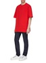 Figure View - Click To Enlarge - CALVIN KLEIN 205W39NYC - Cutout back oversized T-shirt