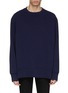 Main View - Click To Enlarge - CALVIN KLEIN 205W39NYC - Cutout back oversized sweatshirt