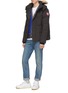 Figure View - Click To Enlarge - CANADA GOOSE - 'Wyndham' coyote fur hooded down puffer parka – Fusion Fit