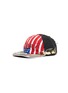 Main View - Click To Enlarge - VETEMENTS - 'America' slogan print distressed patchwork baseball cap