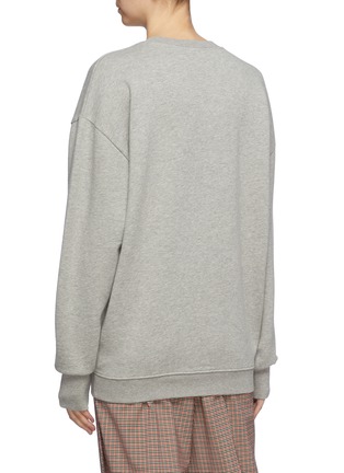 Back View - Click To Enlarge - MAISON KITSUNÉ - ACIDE fox embroidered unisex sweatshirt