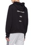Back View - Click To Enlarge - 8-BIT - 'Game Over Continue' textured slogan print hoodie
