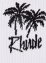 Detail View - Click To Enlarge - RHUDE - Palm tree logo intarsia socks