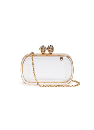 Main View - Click To Enlarge - ALEXANDER MCQUEEN - 'Queen and King' Swarovski crystal acetate clutch