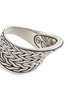 Detail View - Click To Enlarge - JOHN HARDY - 'Classic Chain' weave effect silver wave saddle ring