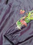  - DOUBLET - 'Chaos' embroidered sleeve half-zip sweatshirt