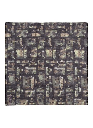 Detail View - Click To Enlarge - PAUL SMITH - Camera print cotton-silk chiffon pocket square