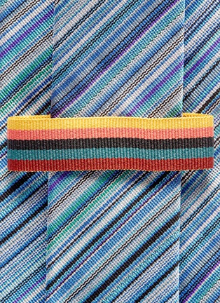 Detail View - Click To Enlarge - PAUL SMITH - 'Signature Stripe' silk tie