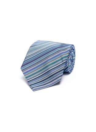 Main View - Click To Enlarge - PAUL SMITH - 'Signature Stripe' silk tie