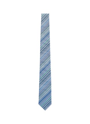 Figure View - Click To Enlarge - PAUL SMITH - 'Signature Stripe' silk tie