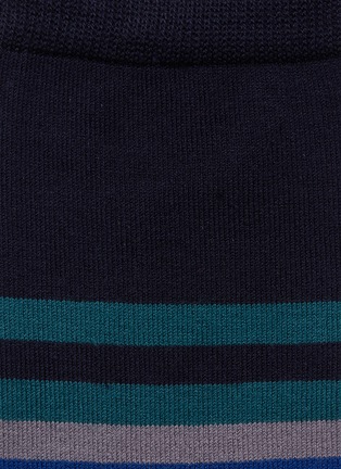 Detail View - Click To Enlarge - PAUL SMITH - Colourblock variegated stripe socks