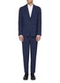 Main View - Click To Enlarge - PAUL SMITH - 'Soho' check Loro Piana Mooving® wool travel suit