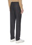 Back View - Click To Enlarge - PAUL SMITH - Stripe inseam wool blend jogging pants