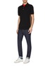 Figure View - Click To Enlarge - PAUL SMITH - Stripe outseam polo shirt