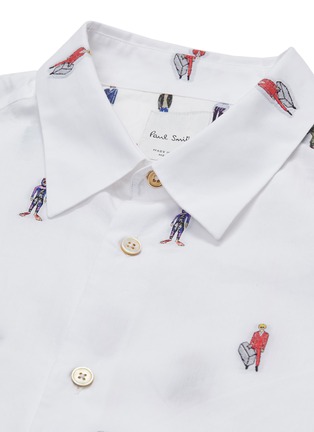  - PAUL SMITH - 'People' motif fil coupé shirt
